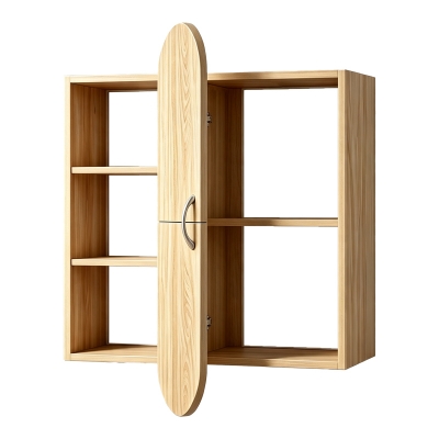 Ραφιέρα τοίχου Jonna pakoworld sonoma MDF 60x10x80εκ