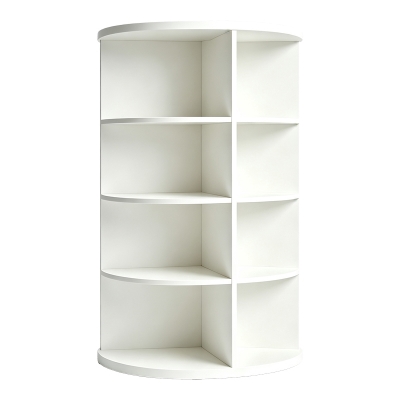 Γωνιακή ραφιέρα Benzal pakoworld λευκό MDF 80x30x120εκ