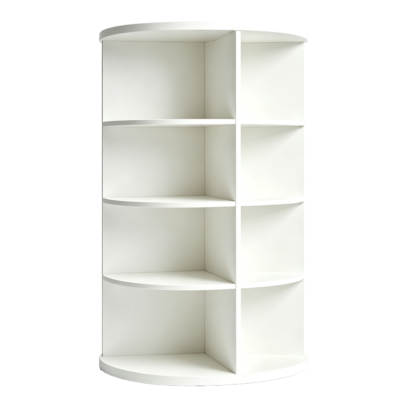 Γωνιακή ραφιέρα Benzal pakoworld λευκό MDF 80x30x120εκ