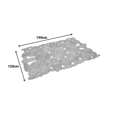 Χαλί Borda pakoworld γιούτα σε φυσική απόχρωση 120x190εκ Χαλί Borda pakoworld γιούτα σε φυσική απόχρωση 120x190εκ