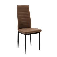 Καρέκλα Parker pakoworld cappuccino PU με μεταλλικό μαύρο πόδι 41x48x96εκ Καρέκλα Parker pakoworld cappuccino PU με μεταλλικό μαύρο πόδι 41x48x96εκ