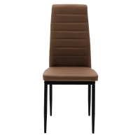 Καρέκλα Parker pakoworld cappuccino PU με μεταλλικό μαύρο πόδι 41x48x96εκ Καρέκλα Parker pakoworld cappuccino PU με μεταλλικό μαύρο πόδι 41x48x96εκ