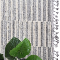 Xαλί La Casa 9923A White L. Grey Royal Carpet 200x290cm