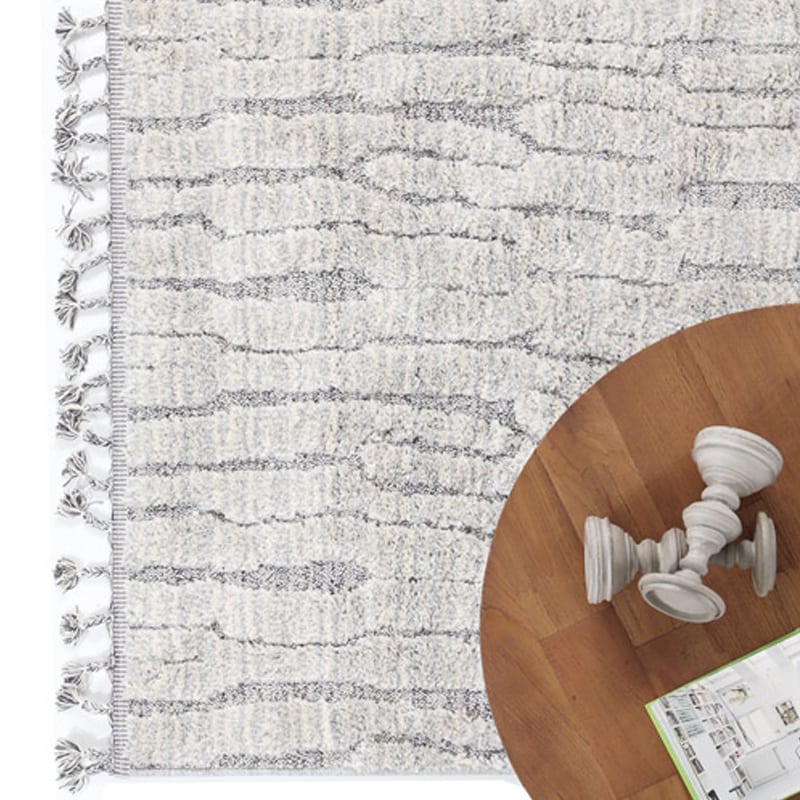 Xαλί La Casa 9924A White L. Grey Royal Carpet 200x250cm