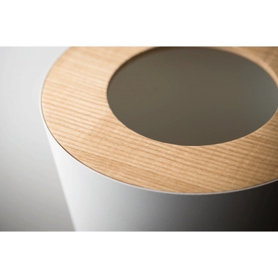 Κάδος Σκουπιδιών Round Λευκό 23x23x28cm Κάδος Σκουπιδιών Round Λευκό 23x23x28cm