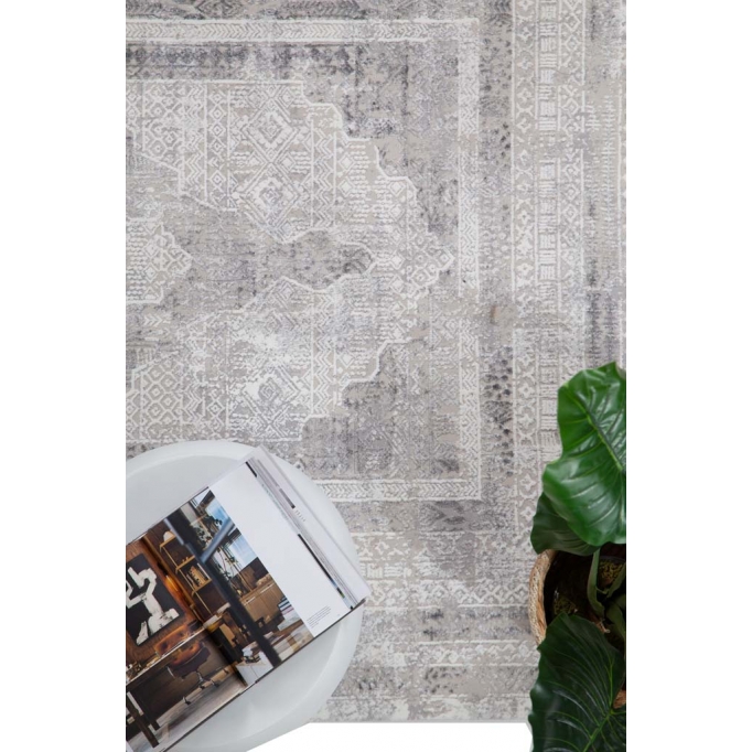 Χαλί Infinity Δ-5915A WHITE GREY Royal Carpet - 70 x 140 cm