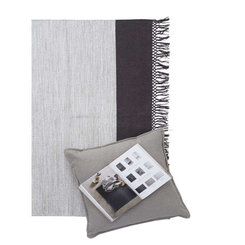 Χαλί Urban Cotton Kilim Flitter Black Royal Carpet - 70 x 140 cm