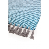 Χαλί Urban Cotton Kilim Houndstooth Caribbean Sea Royal Carpet - 130 x 190 cm