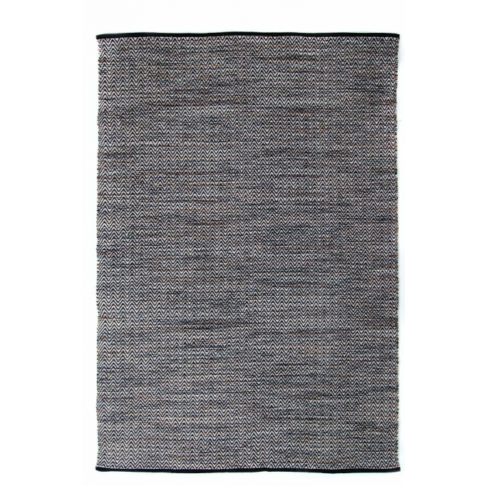 Χαλί Urban Cotton Kilim Venza Black Royal Carpet - 130 x 190 cm