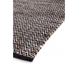 Χαλί Urban Cotton Kilim Venza Black Royal Carpet - 130 x 190 cm