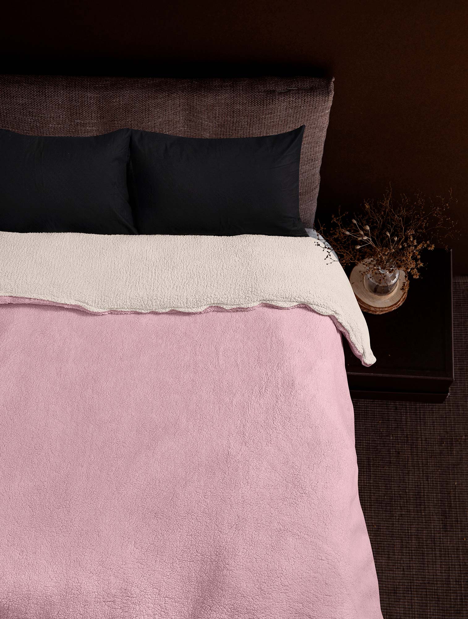 Κουβέρτα SPOSH PINK BEIGE MADI Κουβέρτα ημίδιπλη: 180 x 240 εκ.